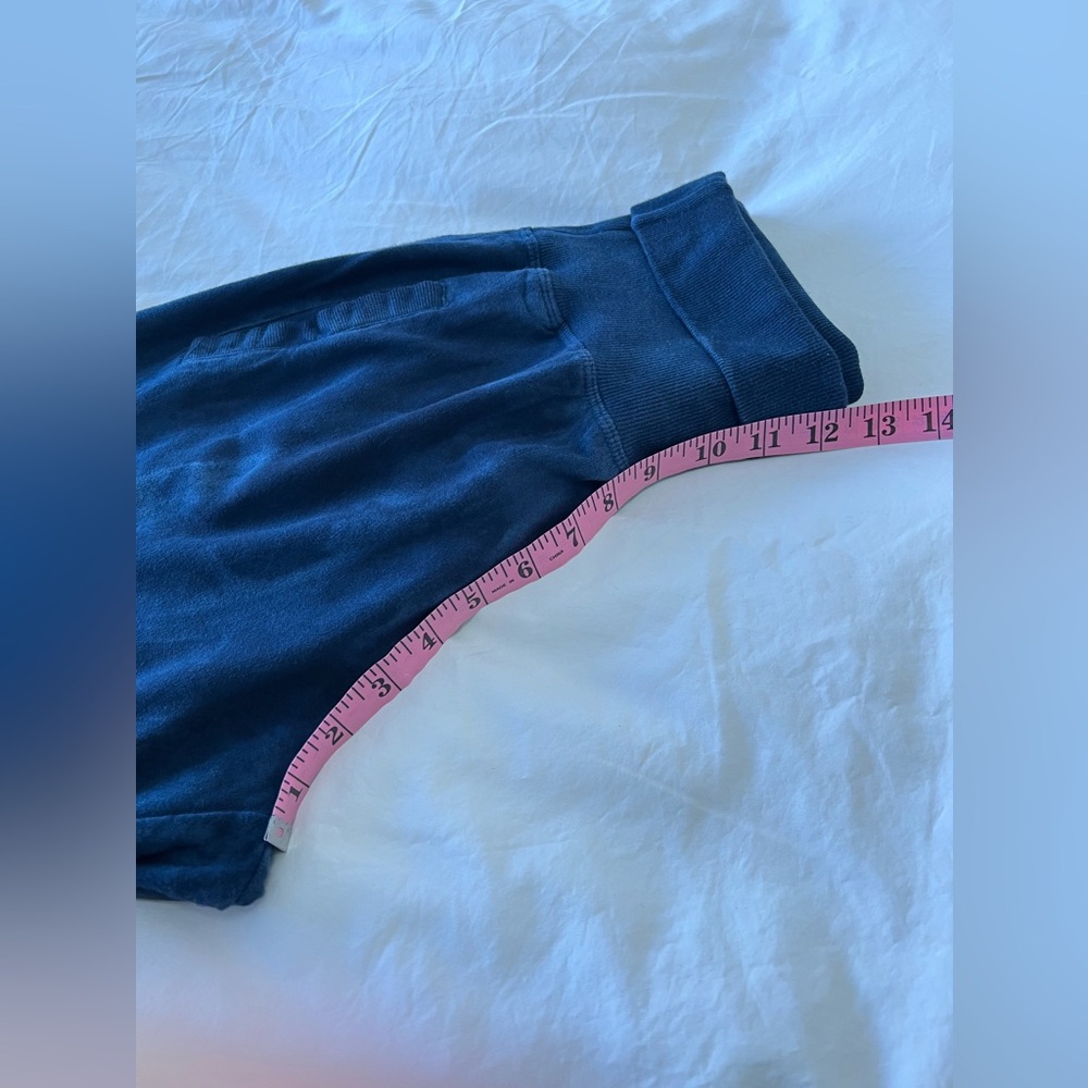 Young Fabulous & Broke | Large | Tie Dye Blue Gray Groove Joggers Rolled Waist - Picture 8 of 10